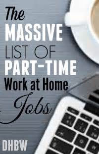 Kein arbeitsweg und dadurch zeitersparnis. best 99 companies offering part time work from home jobs 3 ...
