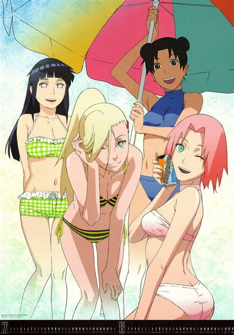 Hd Wallpaper Anime Girls Bikini Haruno Sakura Hyuuga Hinata Naruto