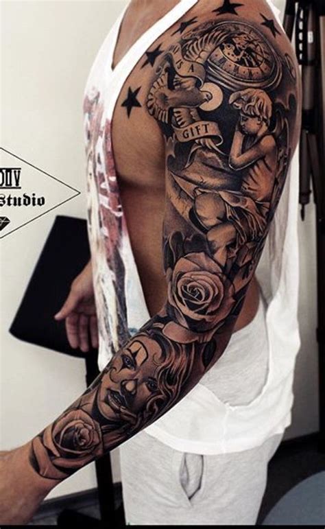 Pin By Chew Man On Tatts Sleeve Tattoos Tattoo Sleeve Designs Full