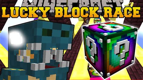 Minecraft Evil Golden Lucky Block Race Lucky Block Mod Modded Mini