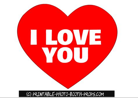 35 Free Printable Valentines Day Photo Booth Props