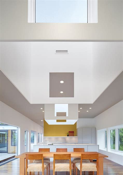 Worried your flat ceiling will prevent you from achieving your skylight dreams? Deloia House - salmelaarchitect | False ceiling design ...