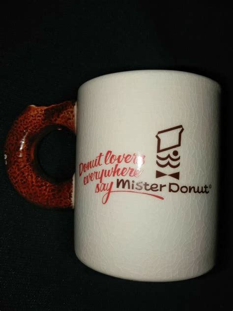 Maybe you would like to learn more about one of these? Vintage Mister Donut Coffee Mug #MisterDonut | Чашка