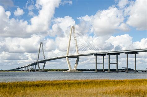 Cooper River Bridge Charleston South Carolina Stock Photo Download
