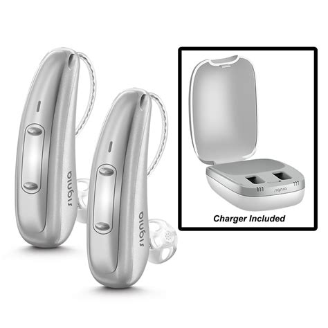 Signia Rechargeable Pure Charge And Go 5x Ric Bte Hearing Aid Behind
