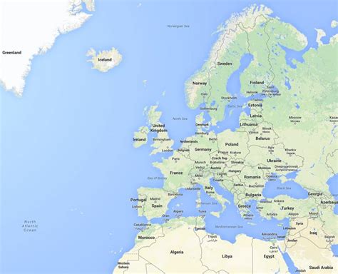 Mapa De Europa Google Maps