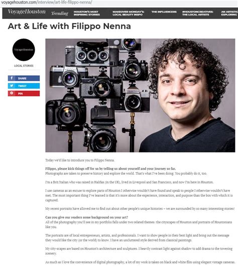 Fils Interview With Voyage Houston — Filippo Nenna Photography