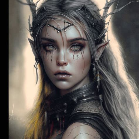 Artstation Witch Queen Of Elves Fantasy Women Fantasy Girl Dark