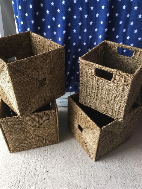 Ikea Kallax Expedit Wicker Storage Baskets Boxes In Perth Perth And