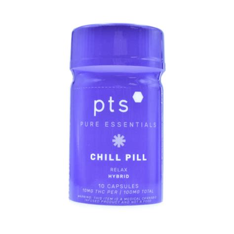 Pts Chill Pill Capsules Weedmaps