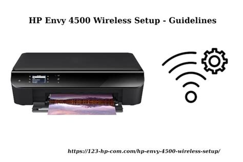 Hp Envy 4500 Wireless Setup How To Setup Install Connect Wireless