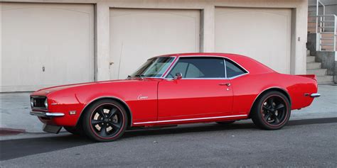1968 Chevrolet Camaro 327 Streetrod Street Rod Muscle Red Usa 4400x2200 01 Wallpapers