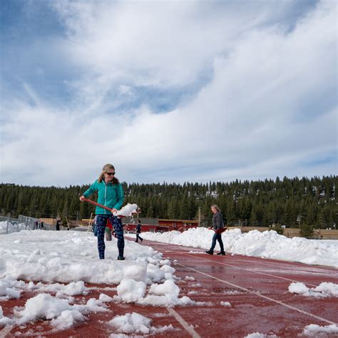 Truckee Tackles Track Snow
