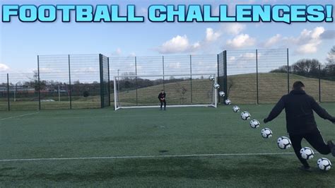 Football Challenges Are Back Amazing Goals Scored Youtube