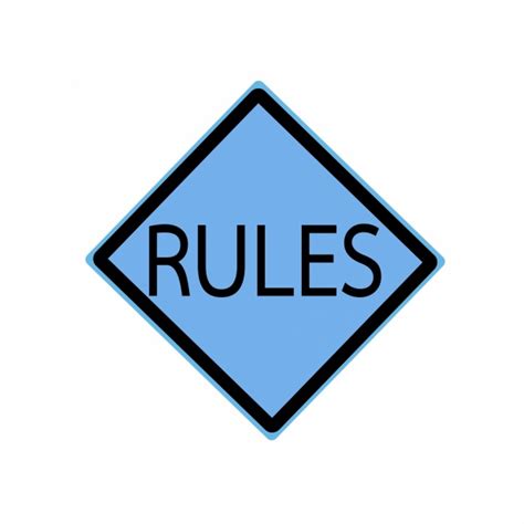 Rules Black Stamp Text On Blue Free Stock Photo Public Domain Pictures
