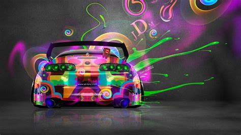 A wallpaper only purpose is for you to appreciate it, you can change it to fit your taste, your mood or even your goals. Multicolored boombox, Super Car , Tony Kokhan, colorful ...