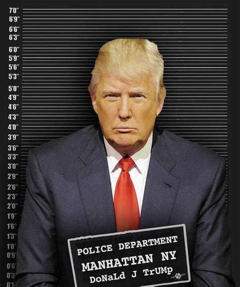 Donald Trump Mugshot Poster By Tony Rubino