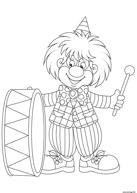 Dessins de clown a colorier coloriage clown coloriage dessin clown. Coloriage Clown Pour Enfants Dessin Enfants à imprimer