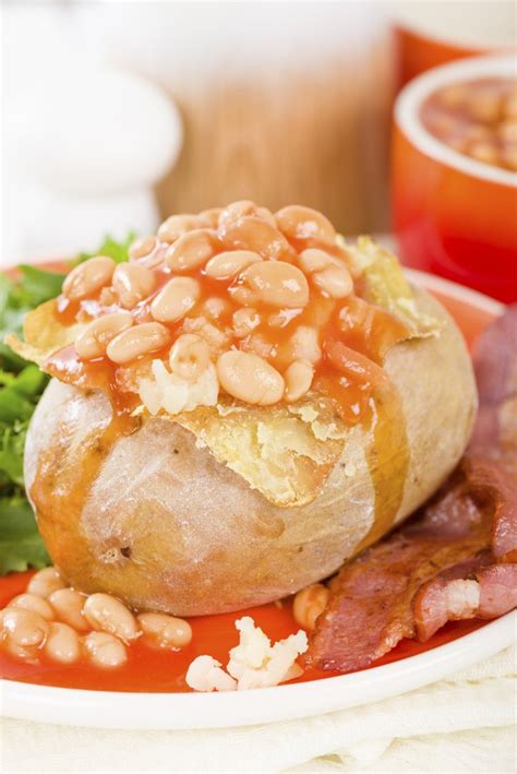 Calories In A Baked Potato With Beans And Cheese