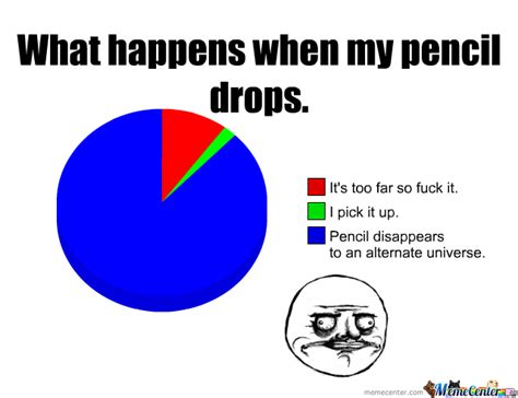 What Happens When My Pencil Drops By Fredthememe Meme