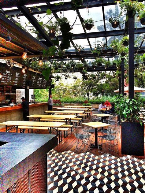 15 Garden Restaurant Design Ideas With Interior Look The