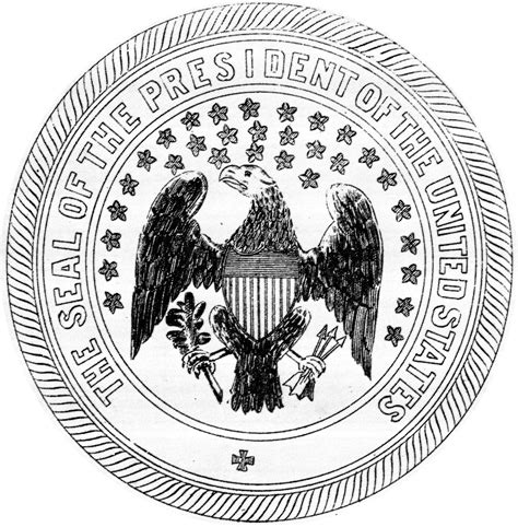 Free Presidential Seal Coloring Page Download Free Presidential Seal