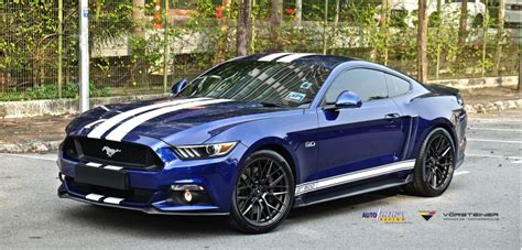 Ford Mustang On A Set Of Vorsteiner V Ff 107 Wheels Autofuture