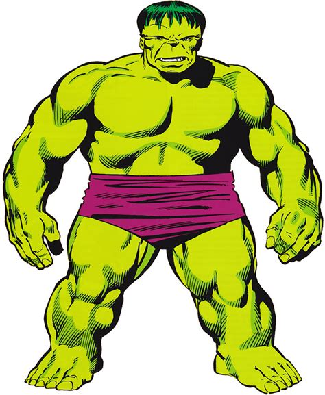 Hulk Marvel Comics Bruce Banner Iconic Version Profile