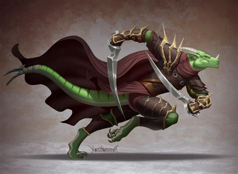 Dragonborn Rogue By Vanharmontt On Deviantart