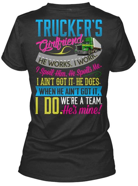 best truckers girlfriend gildan women s tee t shirt fashion clothing shoes accessories