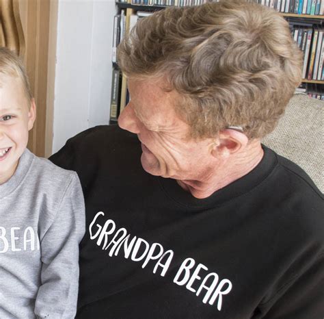 Grandpa Bear Mens Sweatshirt Jumper By Ellie Ellie