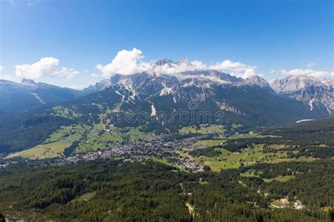 Dolomites Cortina D Ampezzo Italy Stock Photo Image Of Valley