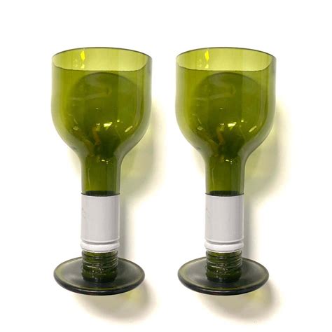 Recycled Wine Bottle Glasses By Rewind Glass Eco Ts