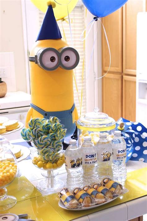 Awesome Minions Birthday Party See More Party Ideas At Catchmyparty