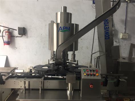 Stainless Steel Multi Head ROPP Capping Machine Capacity 60 80 Bpm At