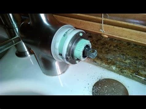 I opened up as much of the plumbing as i could. Grohe Kitchen Faucet Cartridge Replacement — Pennyfather ...