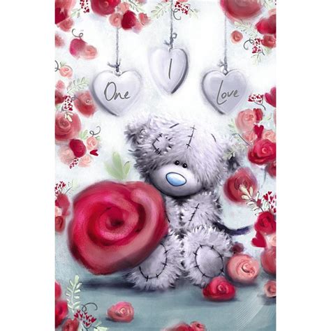 Welcome to the official home of me to you® and tatty teddy, the blue nosed bear. One I Love Me to You Bear Valentines Day Card (V77MS033 ...