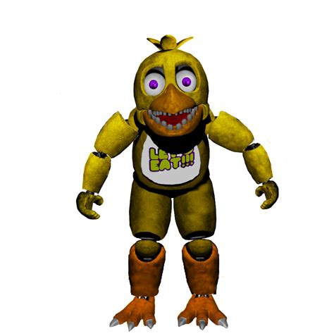 Unwithered Fnaf 2 Chica By Pr0gamerextreme On Deviantart