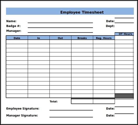 Construction Timesheet Template Free Template 2 Resume Examples
