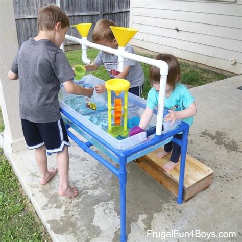 How to build your own water & sand sensory table for play.