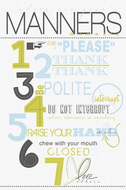 13 Manners Ideas Manners Words Etiquette And Manners