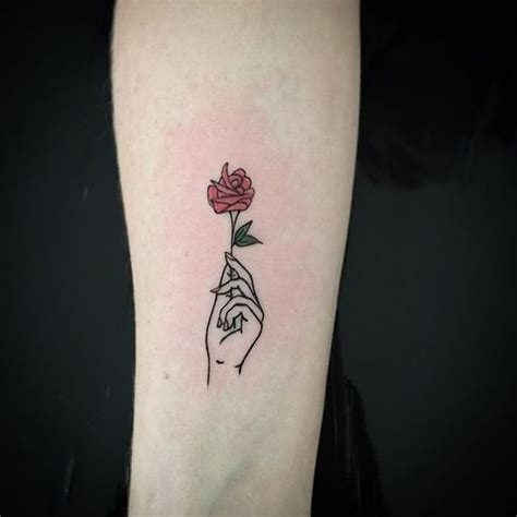 Subtle and dainty, you won't want to pass up a piece this stunning. Small Rose Tattoos: 30+ Beautiful Tiny Rose Tattoo Ideas