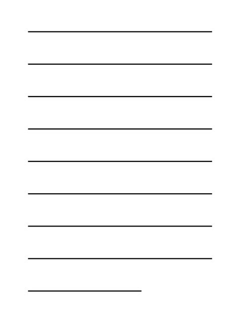 Large Lined Paper Printable You Can Download A Template From Here And