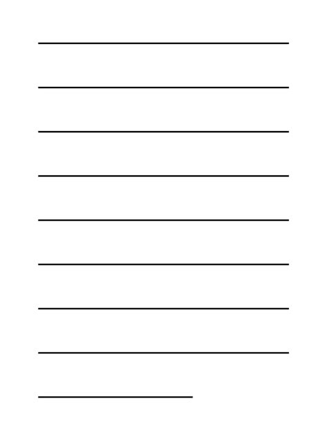 Lined Paper Templates Teaching Ideas Printable Paper