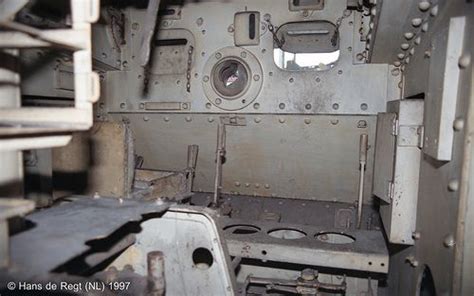 Brussels Army Museum British Tank Mark Iv Interior World War 1