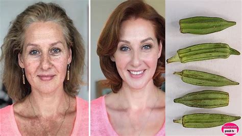 53 Year Old Woman Looks 27 Anti Aging Tightens Skin Remove Wrinkles From Foreheadneck Under