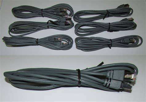 Accessories 48751 Lot Of 6 Microsoft Official Oem Xbox 360 Ethernet Cables All Brand New