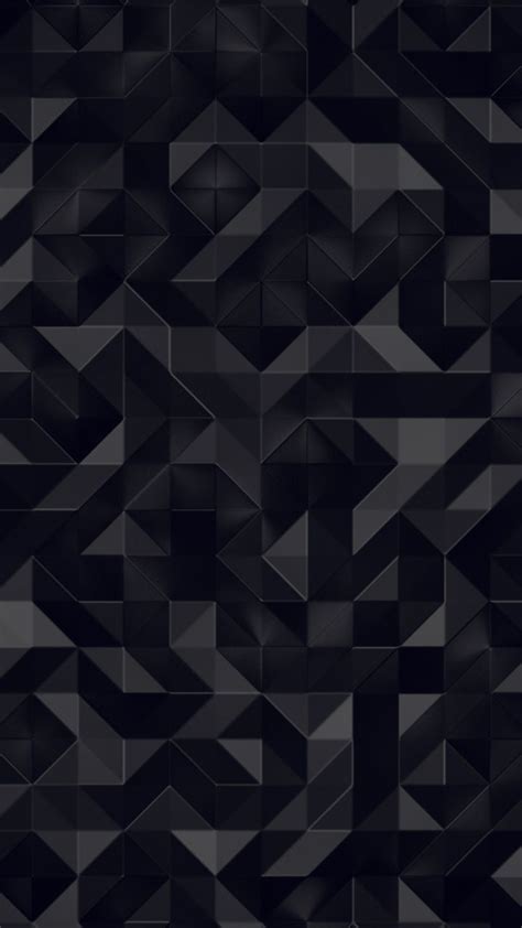 Dark Triangles Abstract Pattern 720×1280 Wallpaper Download Hd