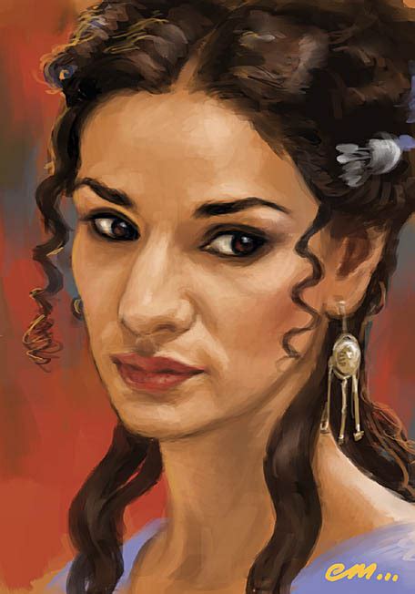 Not Ophelia Most Days Portrait Of Indira Varma As Niobe On Rome By Em