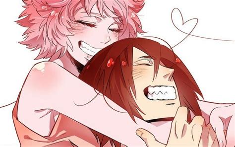 Kirishima X Ashido Kirishima Eijirou Ashido Mina Boku No Hero